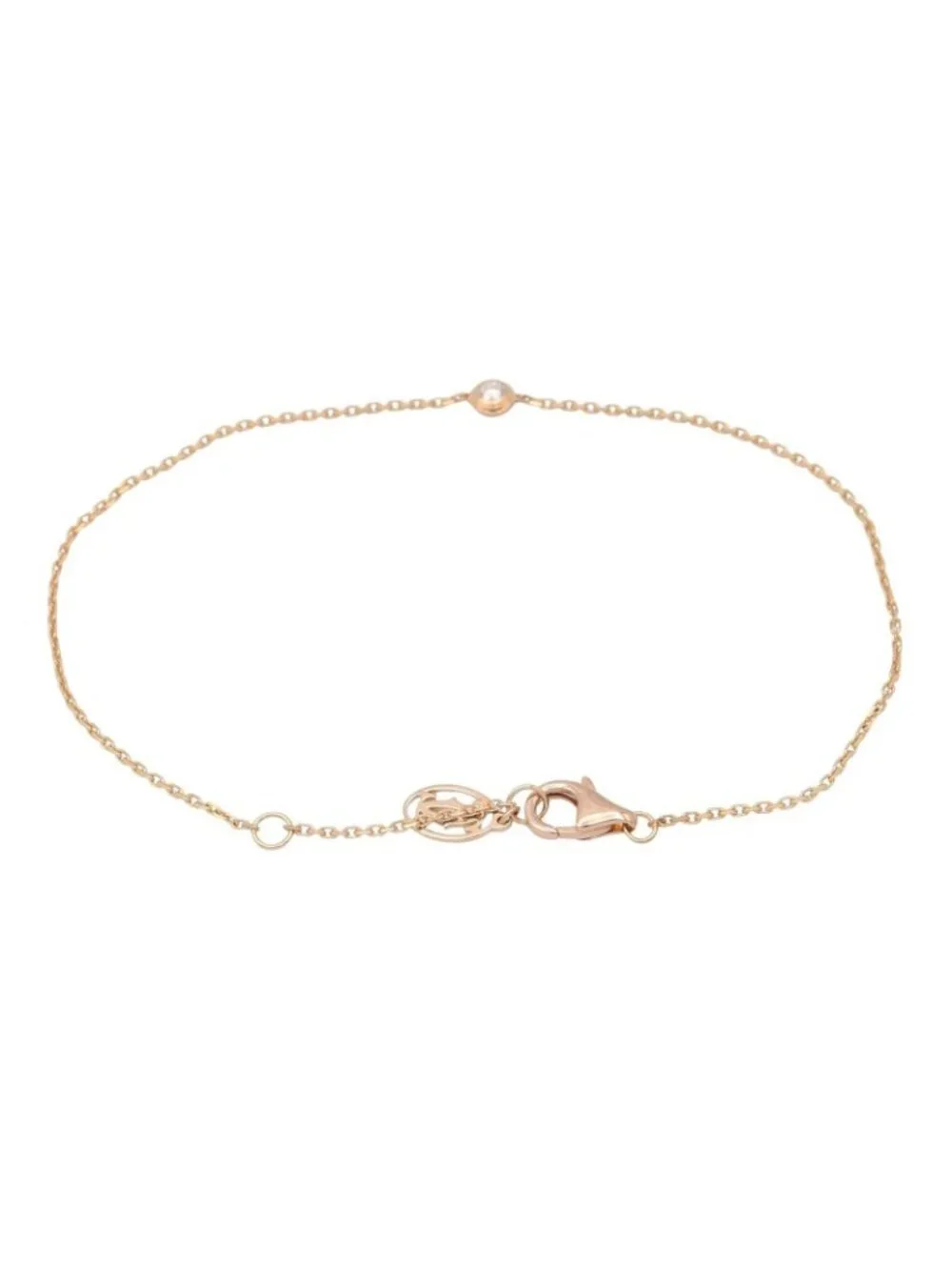 Cartier Bracelet Diamond Damour 16 18 18k Pink Gold